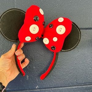 Official Disney merchandise, Minnie mouse, ears with bow